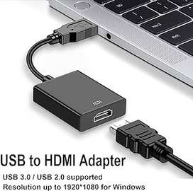 Usb to Hdmi Adapter Converter Cable