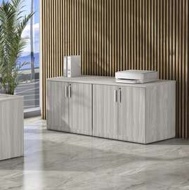 4 Door Credenza Storage Cabinet