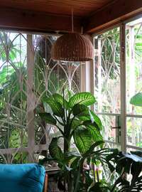 Wicker Lamp Shade! / Interior Design Featuring Cool Wicker