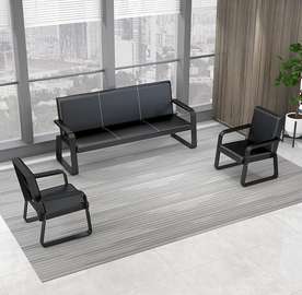5 Seater Metal Frame Waiting Office Sofa