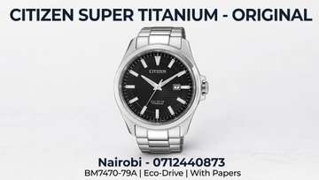 Citizen Eco-drive titanium watch