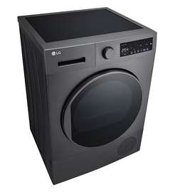 LG Front-Load Dryer Black Large Capacity