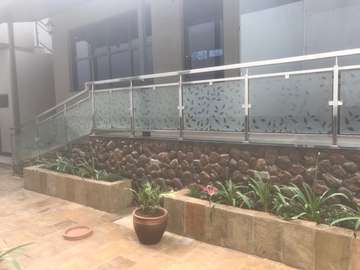 Stainless steel railings