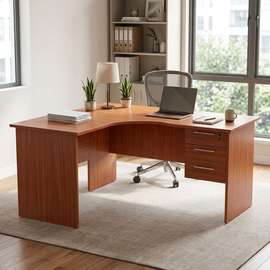 1200mm Curved Clerical Study Desk