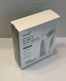 GROWNSY SniffEase Spa 3-in-1 Nasal Aspirator for Baby