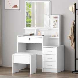 Dressing Table;White Vanity Dressing Table
