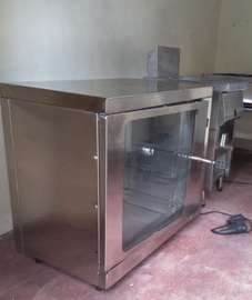 Commercial Stainless Steel Oven with Glass Door