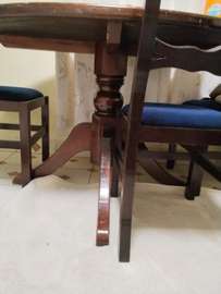 dining table set,mahogany wood