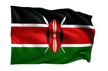 Kenya flag.