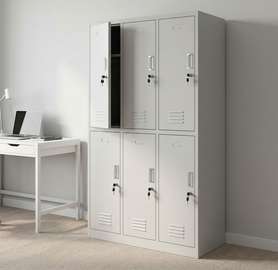 Office Cabinet : 6-Door office  Locker Storage Cabinet