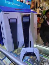 Sony PS5 Console with 2 DualSense Controllers Black/White