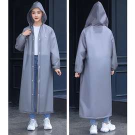 Waterproof  Long Raincoat Hooded