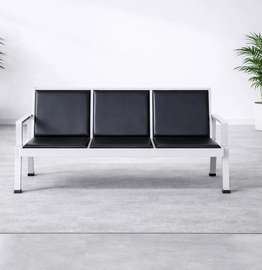 Reception Bench;3-Link Heavy Duty Reception Bench