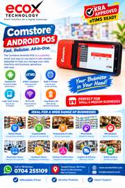 COMSTORE ANDROID POS — SMART, FAST & eTIMS-READY