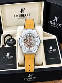 Hublot Classic Fusion Skeleton Automatic Yellow Strap