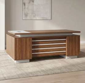 Office Desk :  2M Executive Desk With Drawers