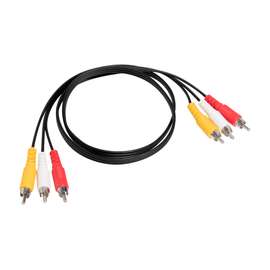3-RCA AV Male to Male Cable