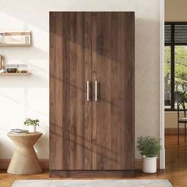 2-Door Modern Wooden Wardrobe
