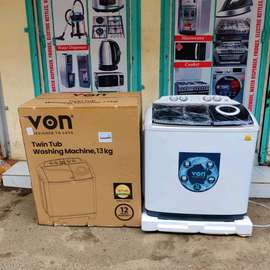 Von Twin Tub Washing Machine 13kg White