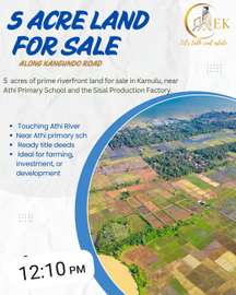 Kamulu 5-Acre Riverfront Land Along Kangundo Road