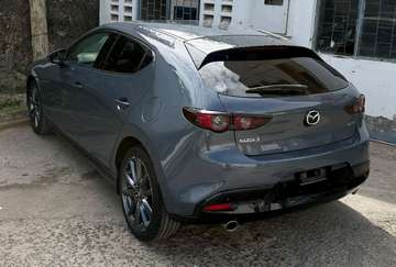 Mazda 3 Hatchback Gray Compact Efficient