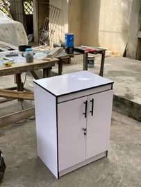 Stylish Double Door Wooden Storage Cupboard