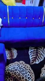 Royal Blue Velvet Luxury Armchairs – 2-Piece Set