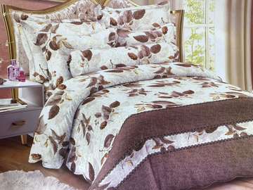 7by8 warm cotton binded duvets set