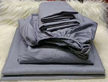 Pure cotton plain fitted bedsheets