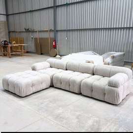 6 seater bubble L shape sofa