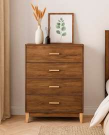 Dressers;4-Tier Bedroom Storage Dresser in Rioma