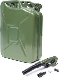 Green Metal Fuel Jerry Can, 5L,10L,20L.