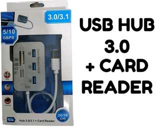 Usb Hub 3.0/3.1 + 5/10 Gbps Card Reader