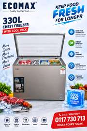 330l chest freezer with cool pack