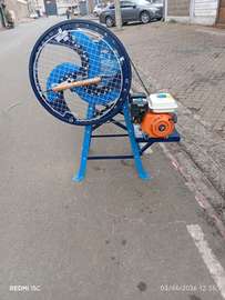 3 blade chaff cutter with gasoline engine