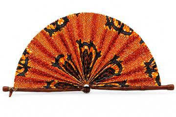 Ghanaian Kente Fan