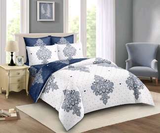 5*6 Warm Binded Duvet with 1 bedsheets 2 pillow cases