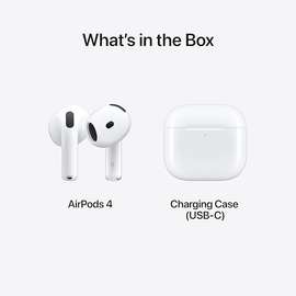 Apple AirPods 4 Wireless Earbud Spatial Audio for iPhone
