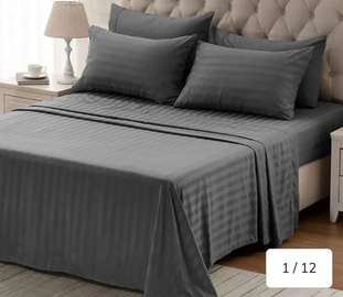 Pure cotton Turkish striped bedsheets