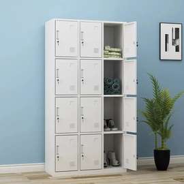12-Locker Steel Office Cabinet