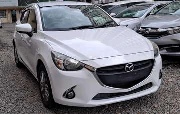 Mazda Demio white Color 2019 model fully loaded