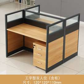Cubic MDF 2 Way Office Workstation