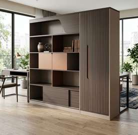 Office Cabinet : Executive C.E,O Office Wall Unit
