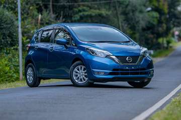 NISSAN NOTE, PURE-DRIVE,  2019 MODEL, BLUE, ALLOYS