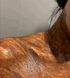 Coffee and charcoal scrub
