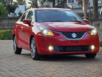 Suzuki Baleno Red color 2019 model fully loaded.