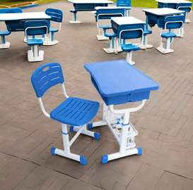 MDF Adjustable Kid's Desk and Chair