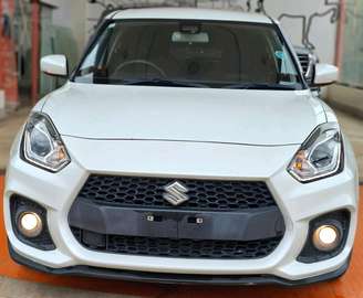 Suzuki Swift Sport white color fully loaded 2019 model.