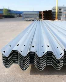 Galvanised highway guardrails