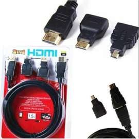 HDTV 3 In 1 High Speed HDTV Cable – 1.5M